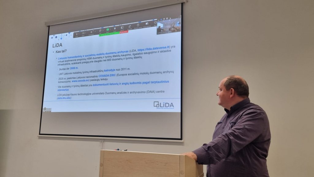 Lektorius pristato skaidres