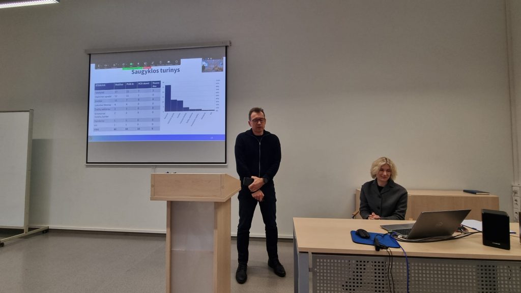 Lektorius pristato skaidres